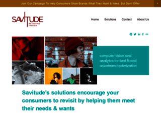 savitude.squarespace.com screenshot