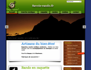 savoie-rando.fr screenshot