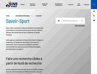 savoir-sport.org screenshot