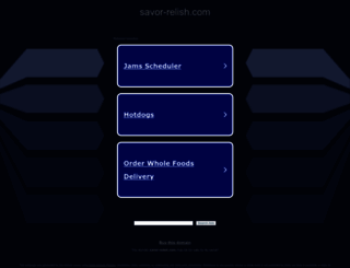 savor-relish.com screenshot