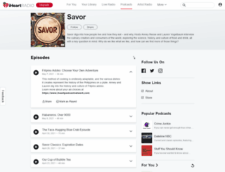 savorpod.com screenshot