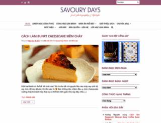 savourydays.com screenshot