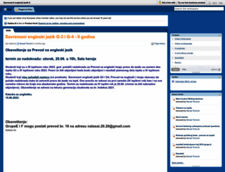 savremeniengleski2.pbwiki.com screenshot