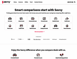 savvy.com.au screenshot
