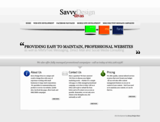 savvydesigndivas.com screenshot