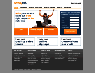 savvyfish.co.uk screenshot