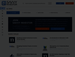 savvyinvestor.com screenshot