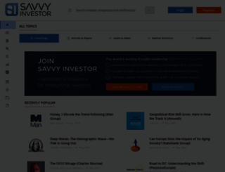 savvyinvestor.net screenshot