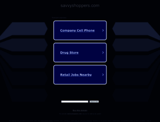 savvyshoppers.com screenshot
