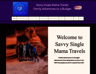 savvysinglemamatravels.com screenshot
