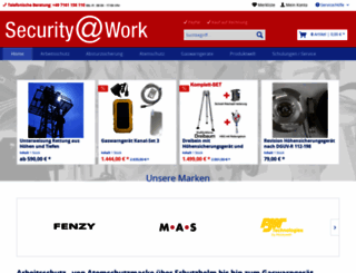 saw-arbeitsschutz.de screenshot