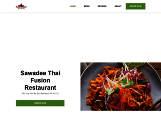 sawadeethaifusionrestaurant.com screenshot
