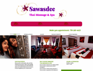 sawasdeethaimassage.net screenshot