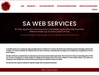 sawebservices.co.za screenshot