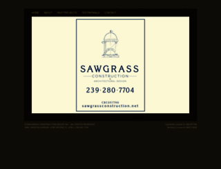 sawgrassconstruction.net screenshot