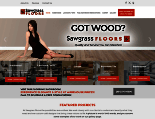 sawgrassfloors.com screenshot