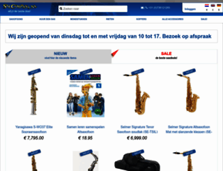 saxcompany.nl screenshot