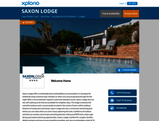 saxonlodge.com screenshot