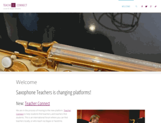 saxophoneteachers.co.uk screenshot