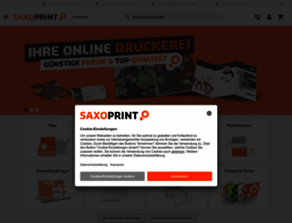 saxoprint.ch screenshot