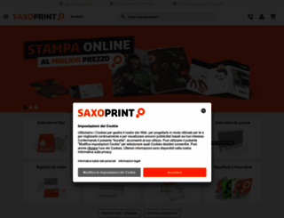 saxoprint.it screenshot