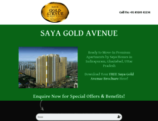 saya-gold-avenue.in screenshot