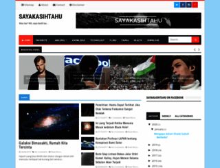 sayakasihtahu.com screenshot