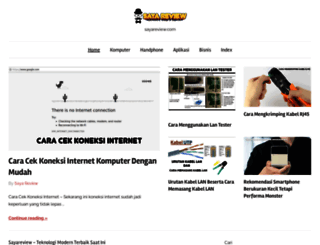sayareview.com screenshot