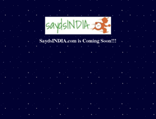 saydsindia.com screenshot