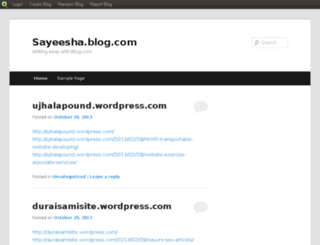 sayeesha.blog.com screenshot