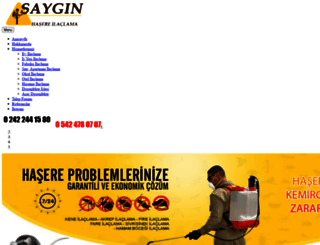 sayginilaclama.com screenshot