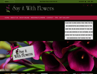 sayitwithflowers.myshopify.com screenshot