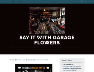 sayitwithgarageflowers.com screenshot