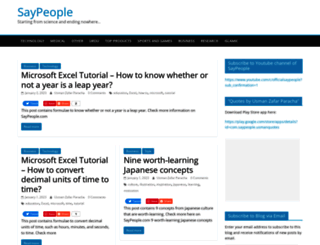 saypeople.com screenshot