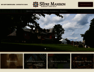 sayremansion.com screenshot