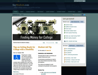 saystudent.com screenshot
