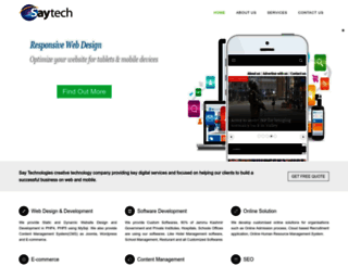 saytechnologies.in screenshot