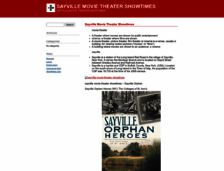 sayvillemovietheatershowtimeslcy.wordpress.com screenshot
