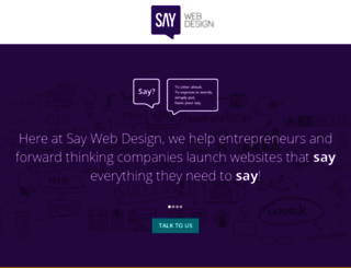 saywebdesign.co.uk screenshot