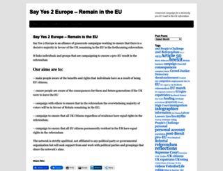 sayyes2europe.eu screenshot