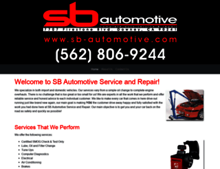 sb-automotive.com screenshot