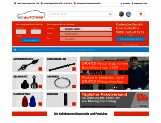 sb-autoteile.de screenshot