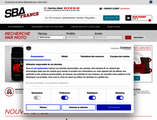 sba-france.com screenshot
