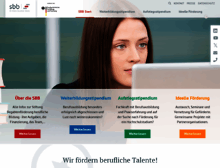 sbb-stipendien.de screenshot