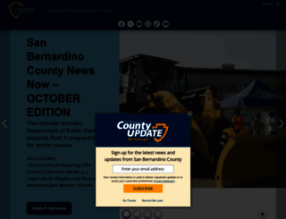 sbcounty.gov screenshot