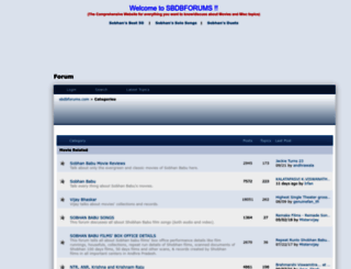 sbdbforums.com screenshot