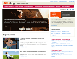 sbh.hotfrog.co.uk screenshot