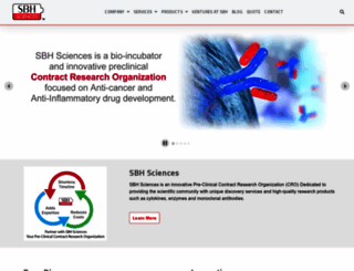 sbhsciences.com screenshot