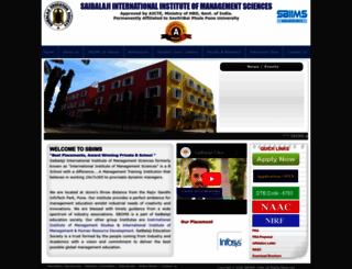 sbiims.com screenshot