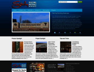 sbmaterials.com screenshot